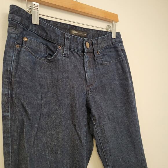 Mossimo Premium Denim Jeans Women's Size 4 Bootcut Low Rise Dark Wash Y2K 2009 - Picture 4 of 8